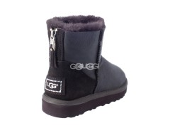 Classic Mini ZIP Metallic Chocolate