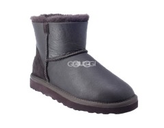 Classic Mini ZIP Metallic Chocolate