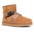 Men`s UGG Classic Ultra Mini Hybrid Strap Short Boots Chestnut