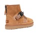 Men`s UGG Classic Ultra Mini Hybrid Strap Short Boots Chestnut