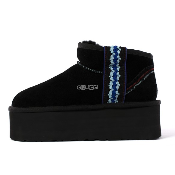 UGG Classic Ultra Mini Braid Platform Black