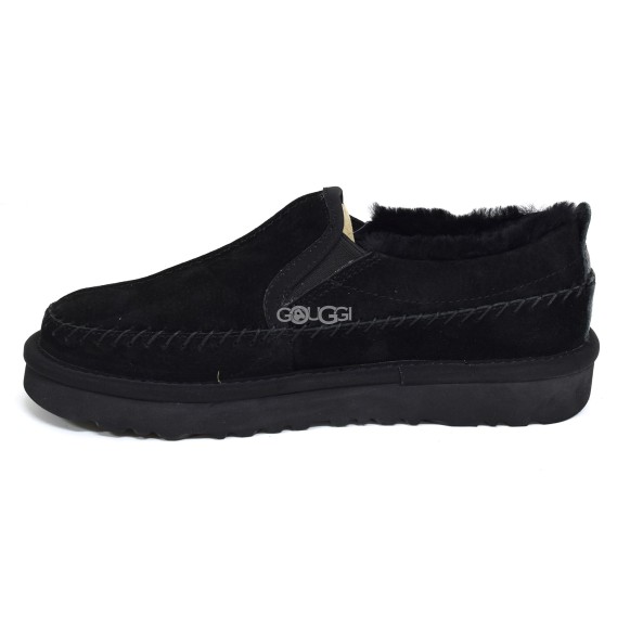 Ugg Mens Stitch Slip On Black
