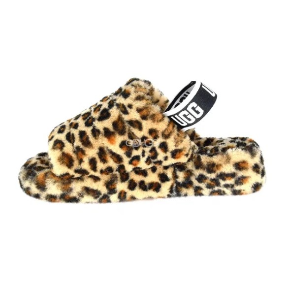 Ugg Fluff Yeah Slide Leopard