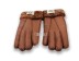 меховые перчатки женские Chestnut Leather
