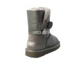 Kids Bailey Button Metallic Grey