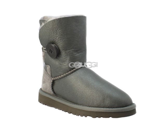 Kids Bailey Button Metallic Grey