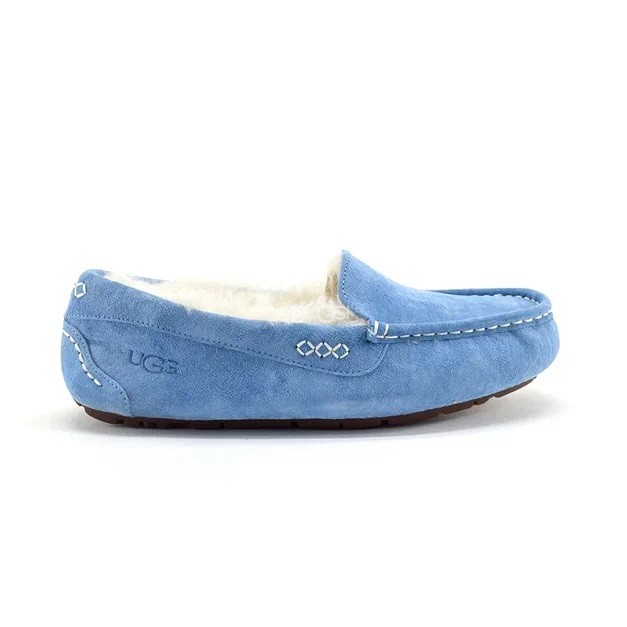 Light blue moccasins deals