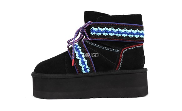 Classic Mini II Braid Platform - Black 
