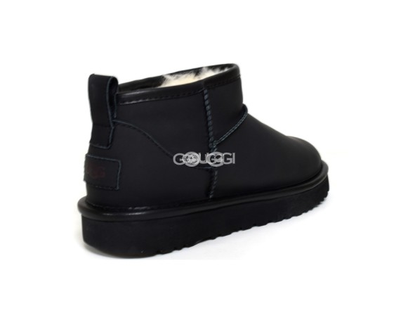 Ultra mini Leather Black