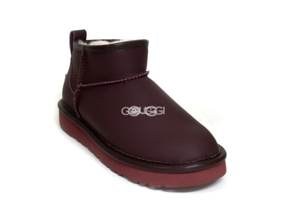 Ultra mini Leather Chocolate