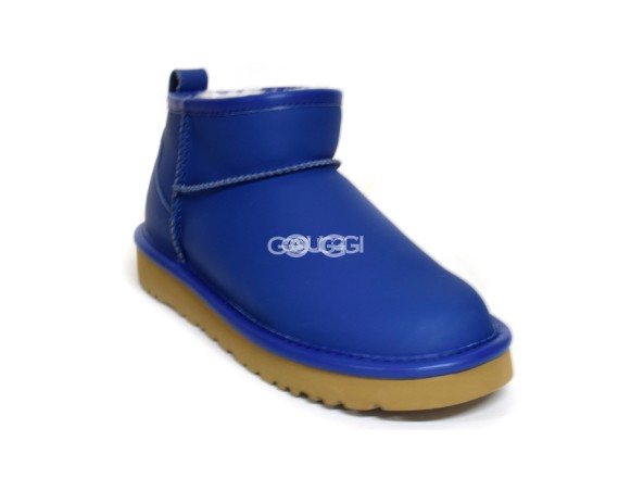 Ultra mini Leather Navy