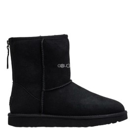 Ugg Classic Short Zip II Black (без камней)