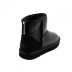 Ugg Classic Mini Zip Metallic Black (без камней)