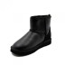 Ugg Classic Mini Zip Metallic Black (без камней)