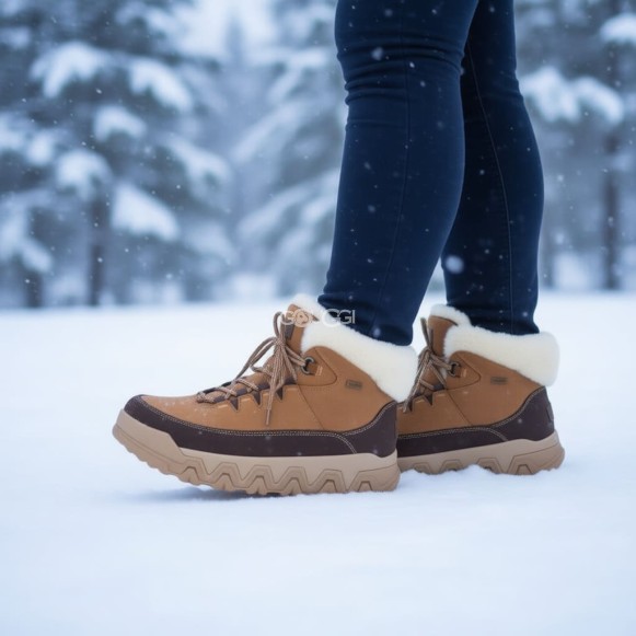 TerreTrail Cozy Lace Boot Chestnut