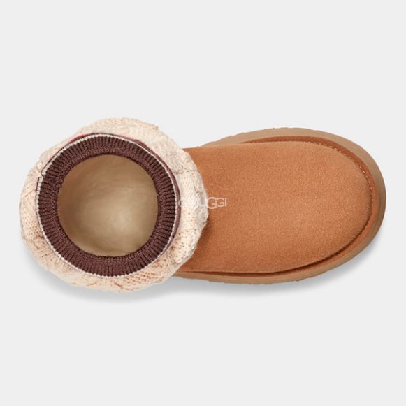 Ugg Classic Sweater Letter Chestnut