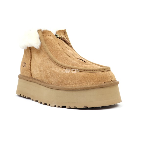 Ugg Funkette Platform Boots Chestnut