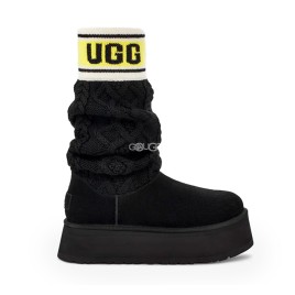 Ugg Classic Sweater Letter Black