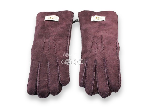 Женские удлиненные перчатки UGG Wine - 1031