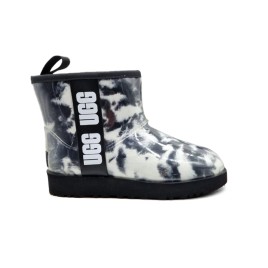 Ugg Clear Mini Natural Cow Black/White