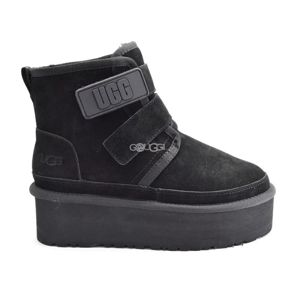 Ugg Classic Short Suede Platform Black