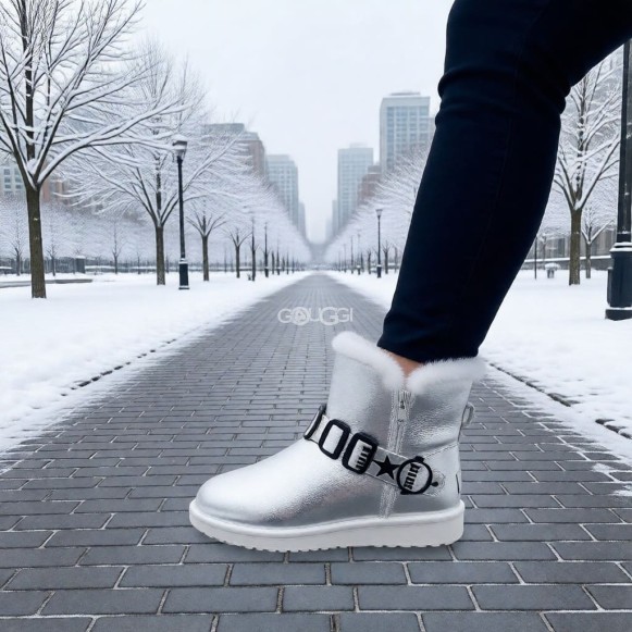 Mini Snow Pack Metallic Silver