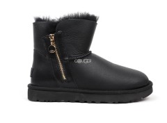 Bailey Zip Mini Metallic Black