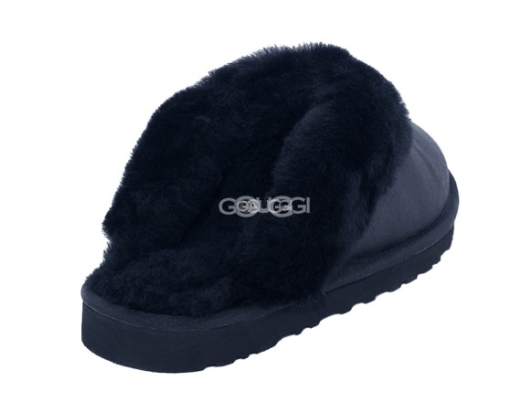 Slipper Scufette Metallic Black