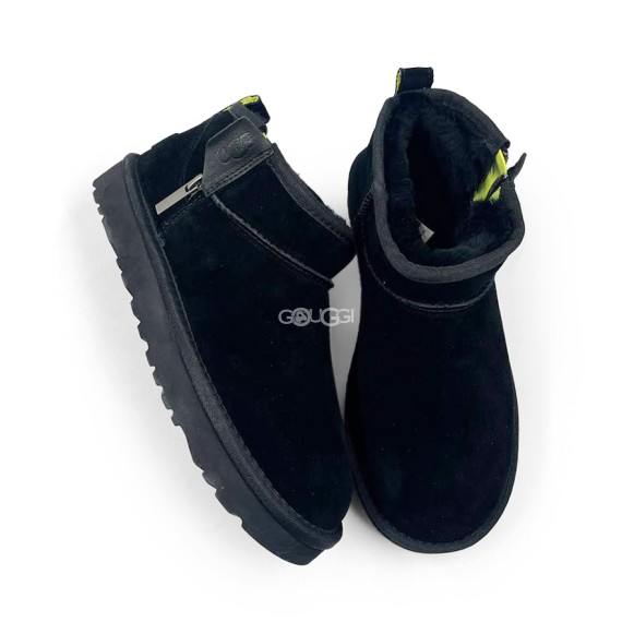 Ugg Women&#039;s Ultra Mini Black Zip